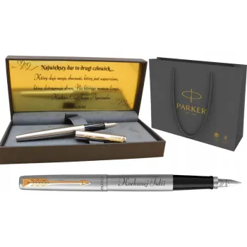 Pióro Parker Jotter  Stalowy z Grawerem Prezent